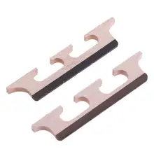 2 unids/set 5-String Rose Wood Banjo Leader Bridge sillín con 3 pies para guitarra Banjo partes y accesorios de guitarra 75x15x5mm