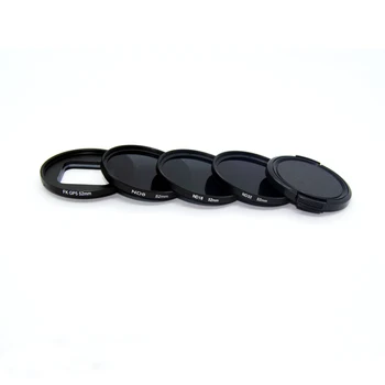 

5in1 1 set Camera ND Filter ND8 ND16 ND32+52mm Lens Adapter Ring+Lens Cap for Gopro Hero 6 5 Black sport action Camera gopro