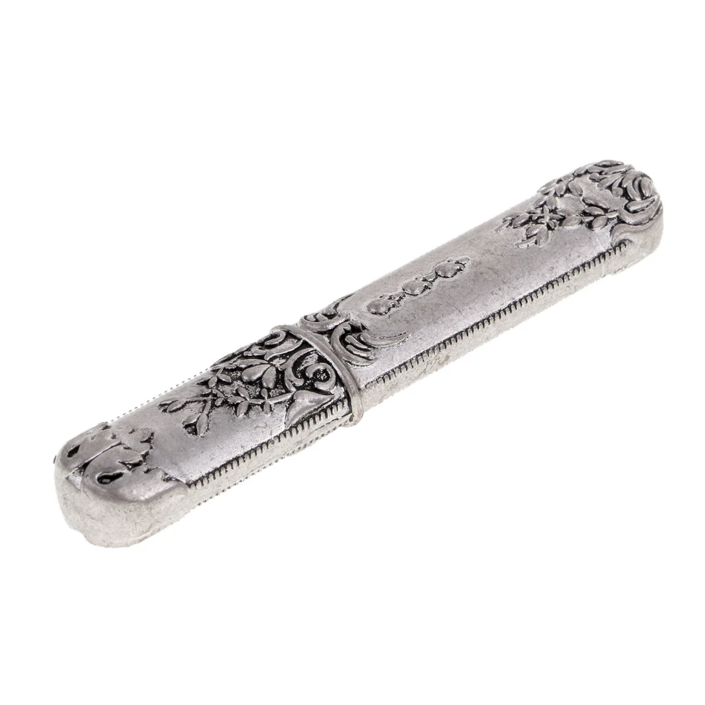 5 Pieces European Vintage Sewing Kit with Scissor Thimble Needle Case Threaders