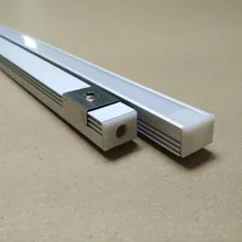 2 м/шт., 150 м/лот Алюминий профили для Светодиодный полоски, светодиодный U профиль, светодиодный алюминиевый профиль, 10-12 мм длина 2 м