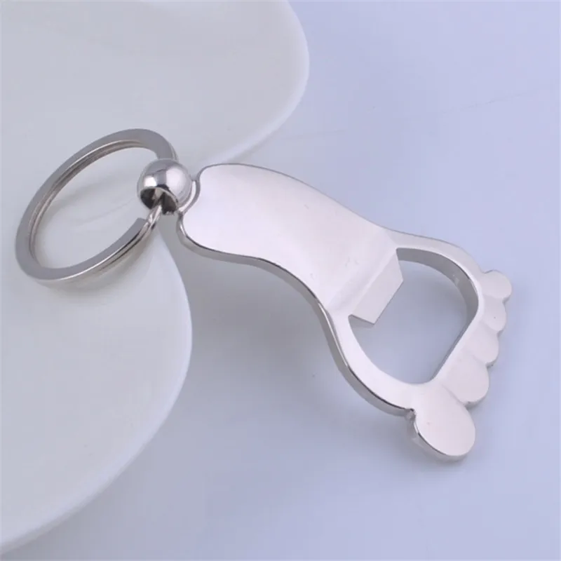 Buy 100pcs Barefoot Foot Shape Bottle Opener With Keyring Beer Opener Novelty