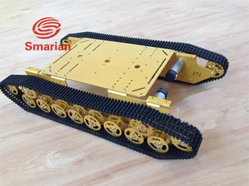 

Official smarian T800 4WD Metal Wall-E Tank Track Caterpillar Chassis Tracked Vehicle Mobile Platform Crawler Walee DIY RC Toy