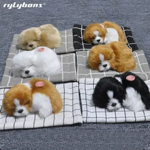 Автомобильные украшения плюшевые моделирование Спящая Собака Щенок украшение приборной панели Автомобильный Декор интерьера Аксессуары для мебели