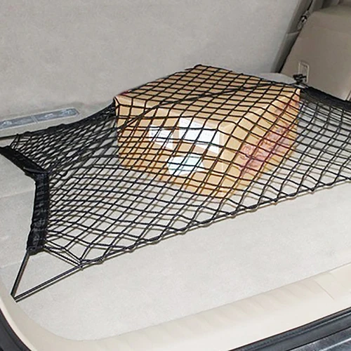 Багажник автомобиля задний грузовой органайзер для хранения эластичный сетчатый держатель с 4 крючками