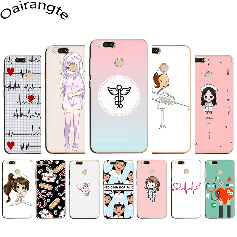 

Cute Love Doctor Medical Hard phone case for Xiaomi MI 5 5S 5X 6 6X 8 SE A1 A2 Lite 9 9se POCOPHONE F1 Max 3 Mix 2S
