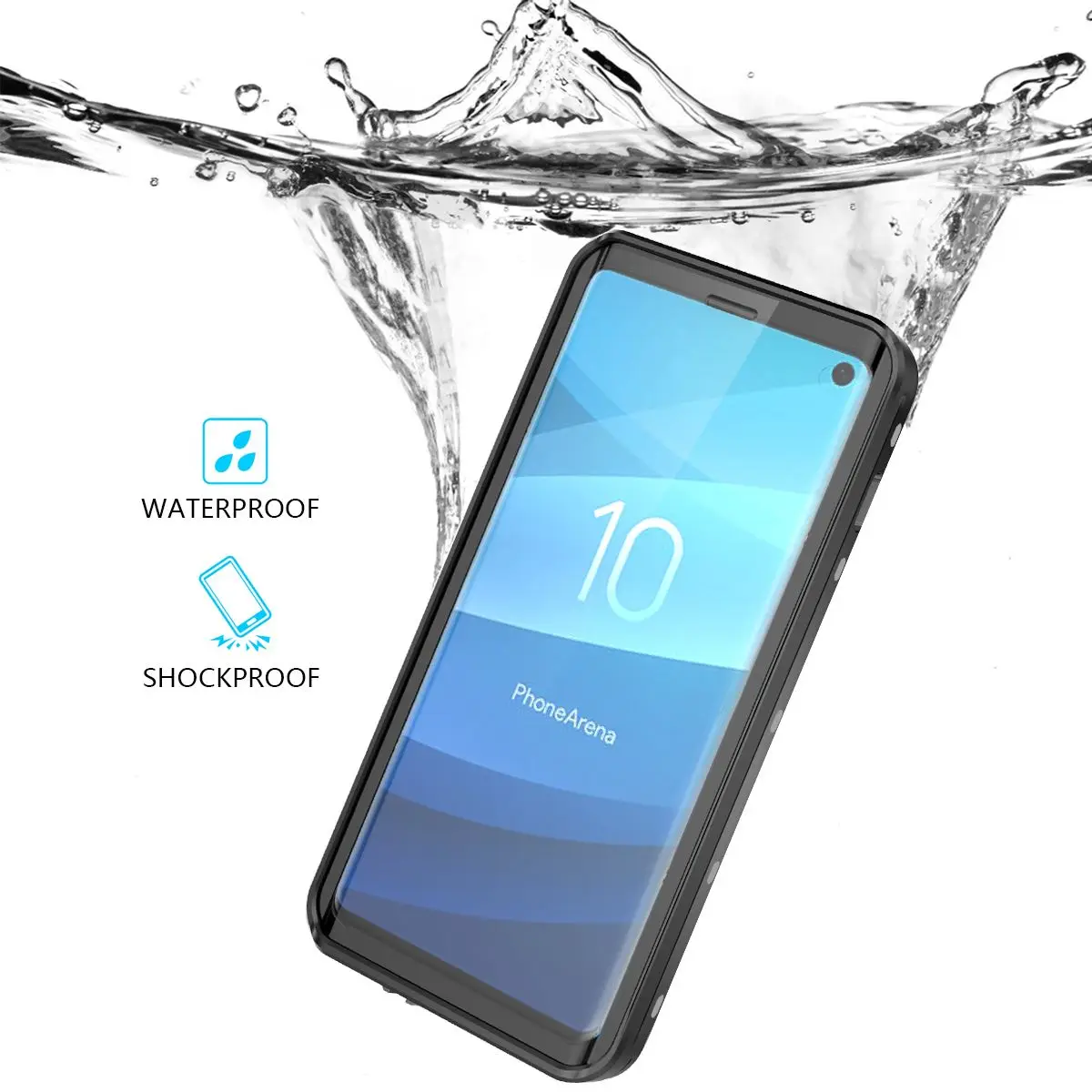 

For Samsung Galaxy S10 S10 Plus Case Ip68 Waterproof 360 Protection Support Fingerprint Unlock Shockproof Case For Samsung S10