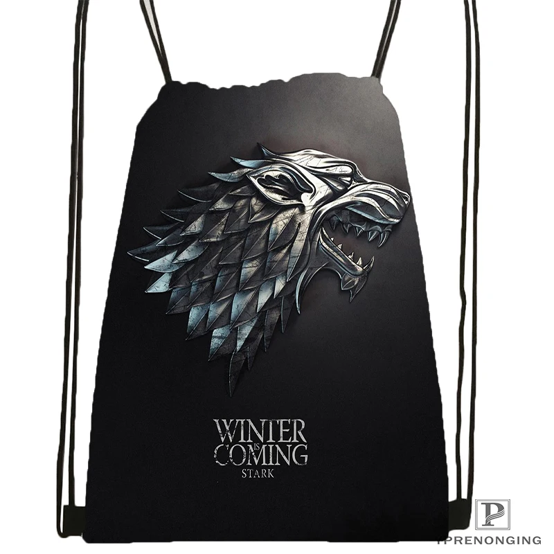 Custom Game of Thrones Drawstring Backpack Bag Cute Daypack Kids