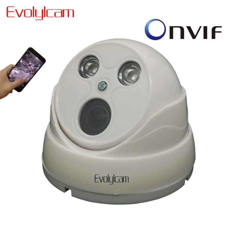 Evolylcam POE P2P Onvif рыбы Камера Широкий формат 1MP HD 720P IP Камера ИК-1,8 мм объектив 120 градусов CCTV сигнализация защита Камера