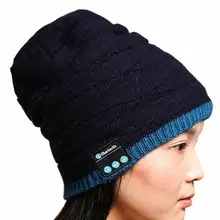 Многофункциональная рыбья полоса для женщин и мужчин, зимняя спортивная альпинистская Беговая музыка Bluetooth, теплая вязаная шляпа с наушниками