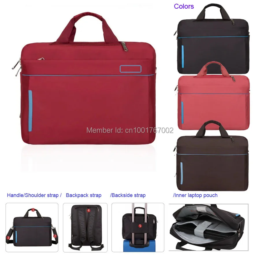 4 Colors 2 In 1 Backpack Laptop Briefcase Men And Women