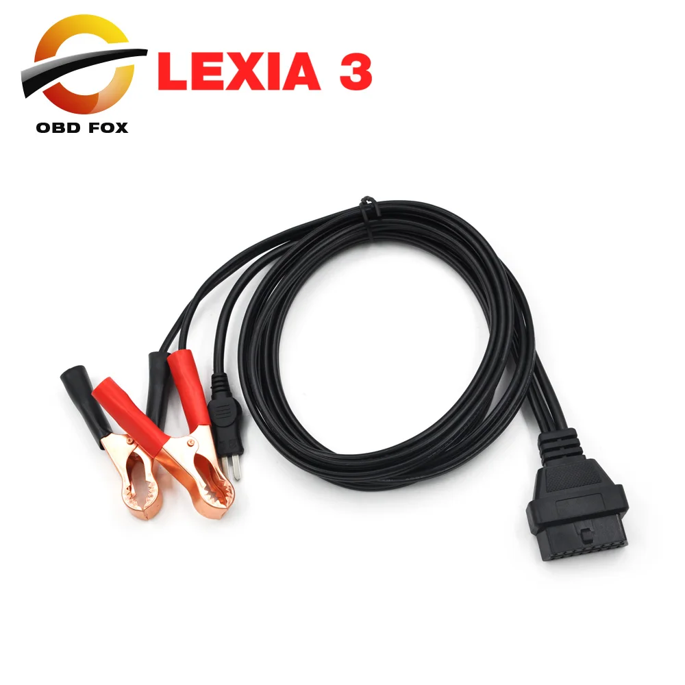 Lexia 3 PP2000 зажим питания OBD2 кабель для Citroen/Peugeot|lexia-3 pp2000|pp2000 lexia-3cable obd2 |
