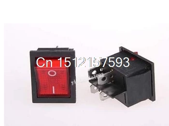 

50Pcs x Red green Neon Light Lamp On Off DPST Rocker Switch 4 Pin 10A/250V 20A/125V