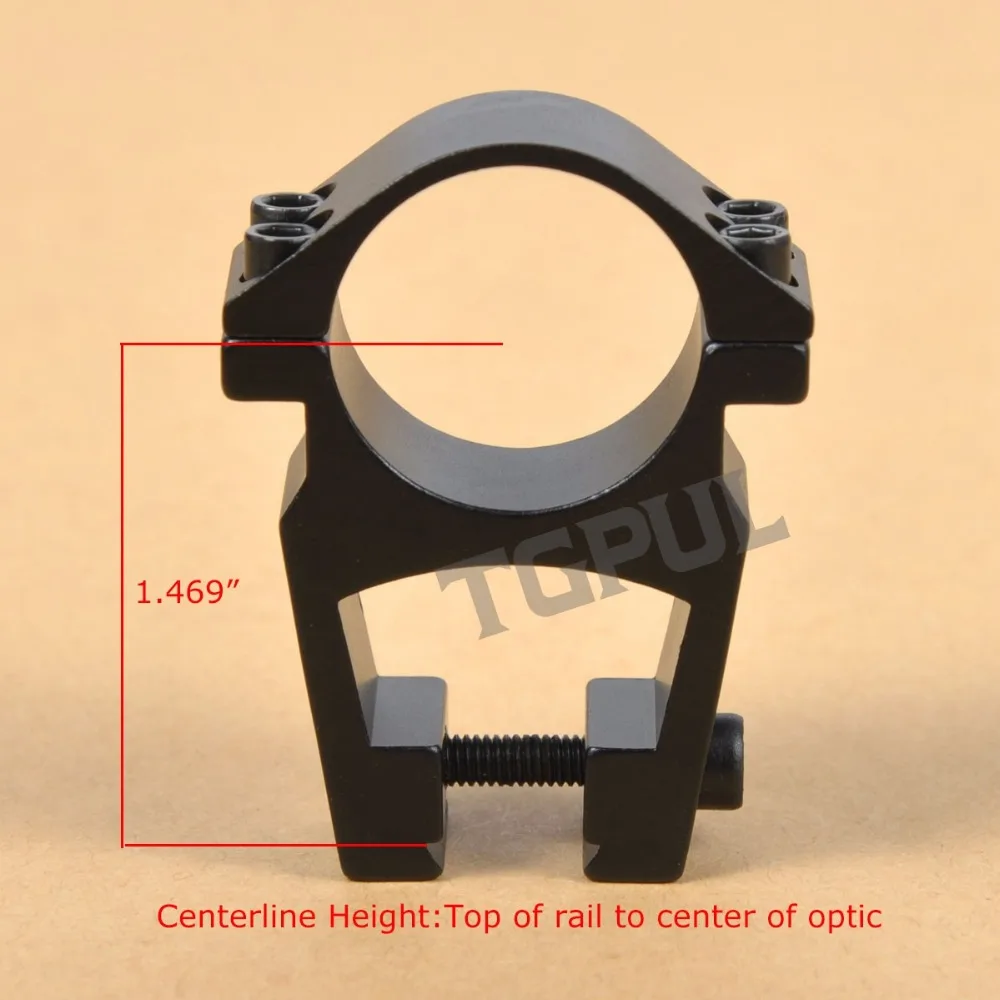 TGPUL Тактический 11 мм Ласточкин Хвост AK47 Винтовка 1 дюймов Оружие rifle scopes mounts Высокий профиль 2 ШТ. прозрачный для Охоты BK