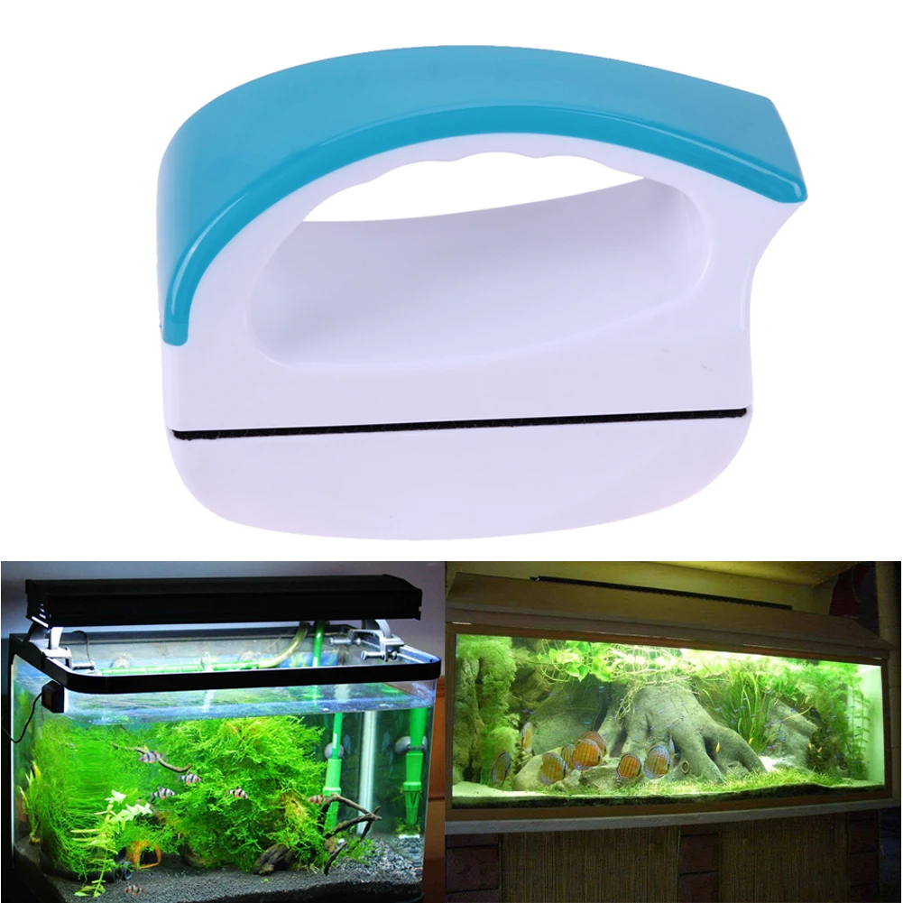 Aquarium Window Cleaning Double Side Fish Tank Glass Wiper