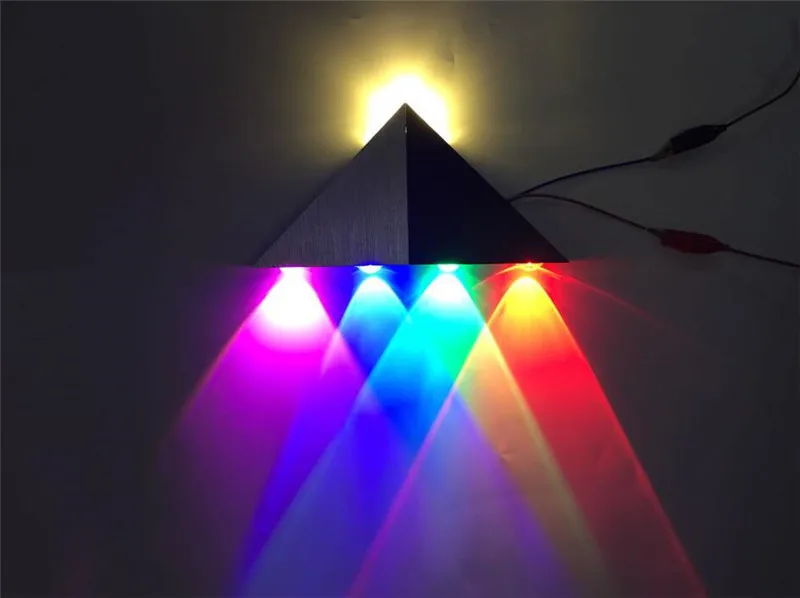 Алюминиевая треугольная светодиодная настенная лампа 5 Вт современная домашняя