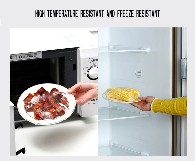 1 Pe,Fresh keeping filmplastic wrap,fruit,Fresh,vegetables,food,Stretch film,kitchen,High viscosity,Freezicial,Hotel,Slimming,Beauty,Packed fast food,dustproof,protection (3)