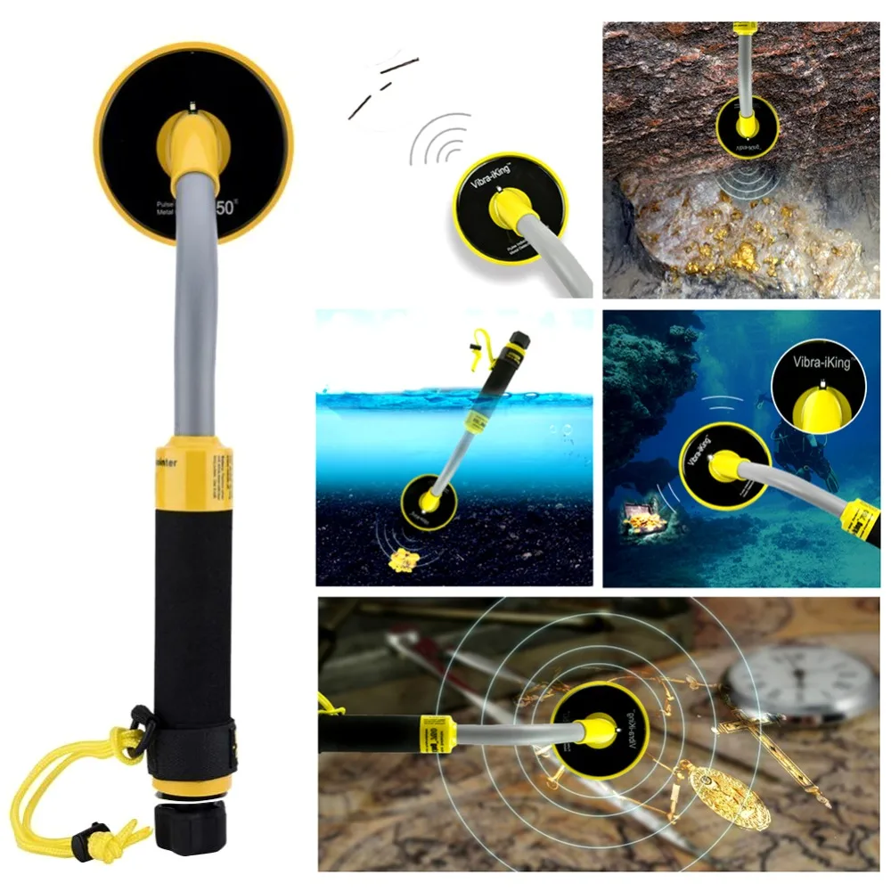 

New Arrival 30 Meter Underwater Waterproof Induction LED Warning Treasure Hunter Gold Metal Detector Tools Buzzer Vibration