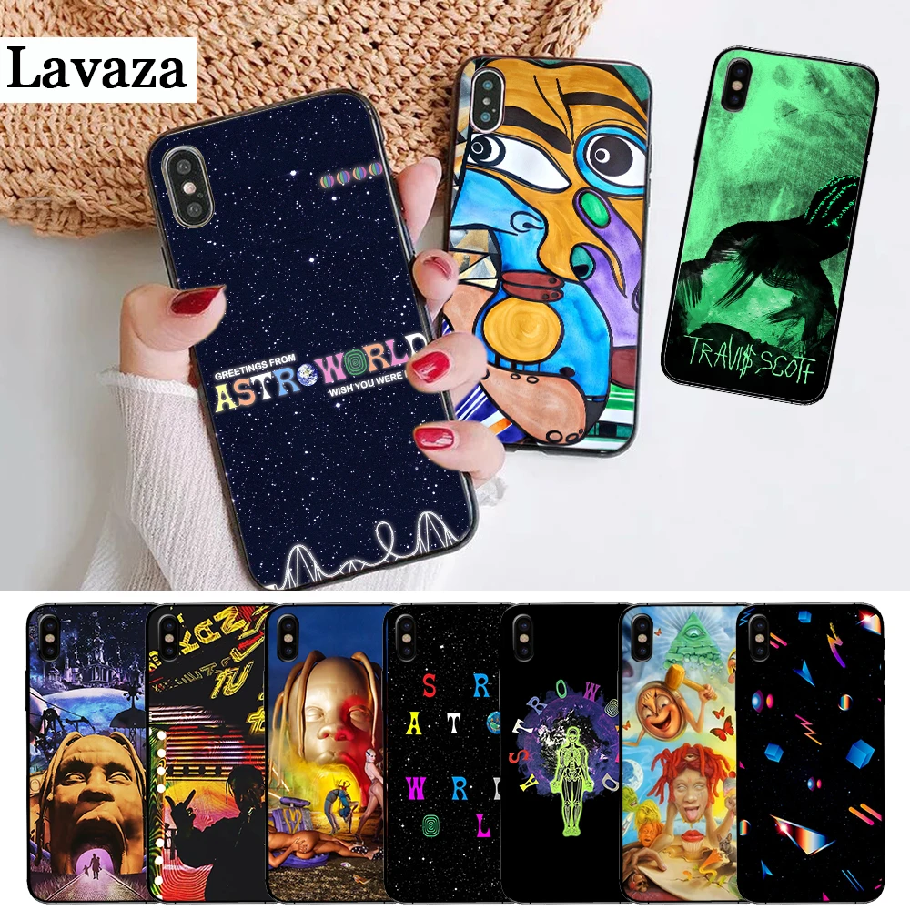

Lavaza Travis Scott Astroworld Silicone Case for iPhone 5 5S 6 6S Plus 7 8 X XS Max XR
