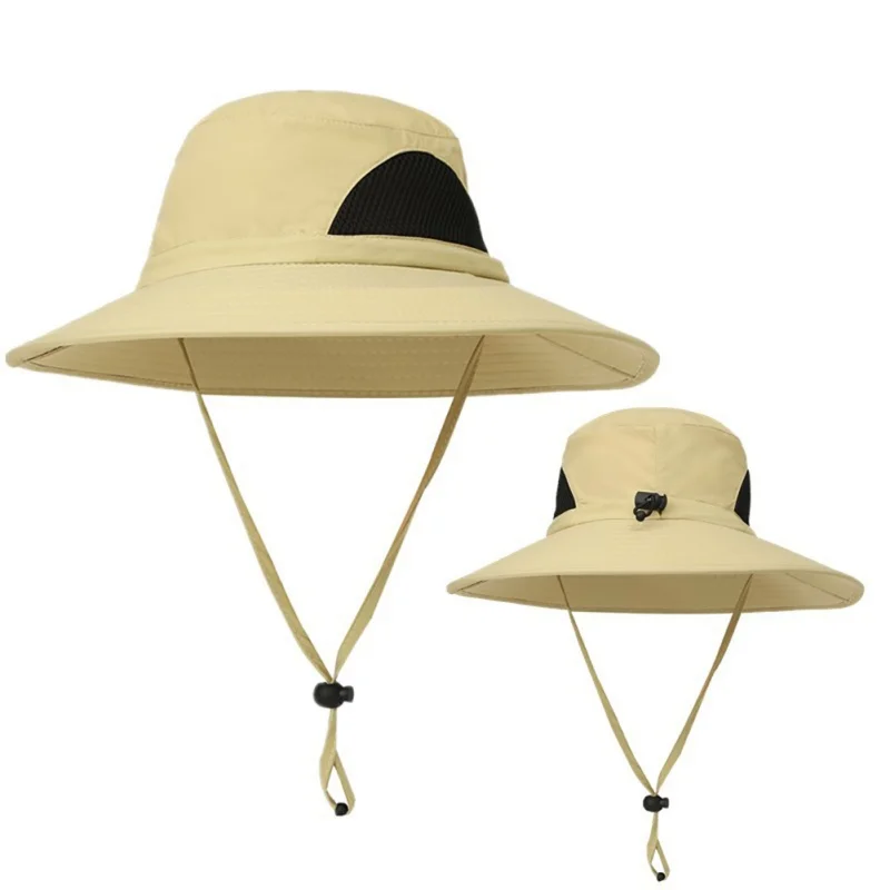 UPF 50 + шляпы для рыбалки Лето Для мужчин Для женщин рыболовные кепки УФ-защита Длинные Большой широкими полями Пеший Туризм шляпа от солнца