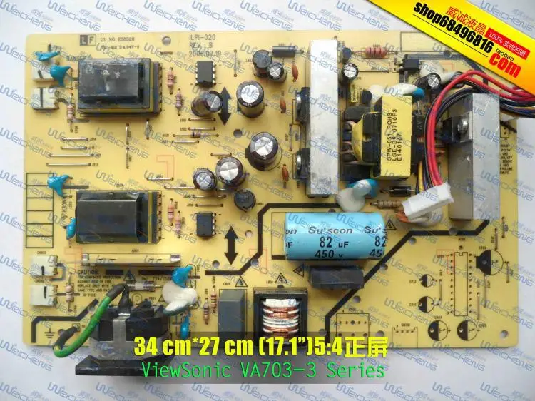 

Free Shipping>View So nic / View So nic VA703-3 power board ILPI-020 490681400100R pressure plate-Original 100% Tested Working