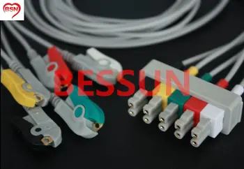 

P hilips 5ld ecg cable IEC,snap