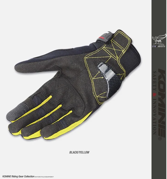 Новейшая летняя Новинка KOMINE GK162 3D сетчатая технология перчатки для верховой езды moto rcycle/moto rbike/moto racing перчатки