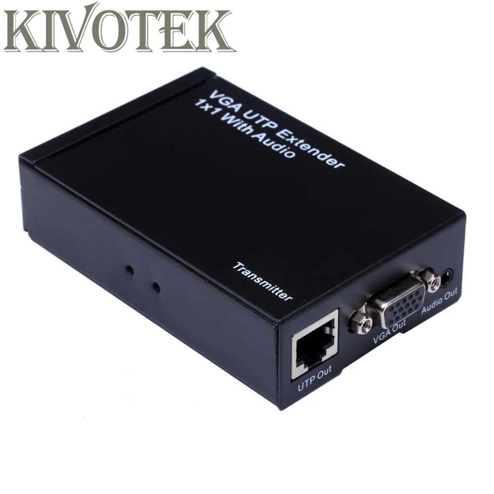 VGA удлинитель Trasmitter адаптер 300 м от Cat5/6 Lan соединительный кабель 1x1 сплиттер с