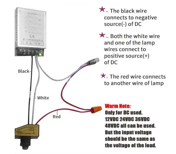 12v 120v 220v Photocell Outdoor Light Switch Daylight Dusk Till