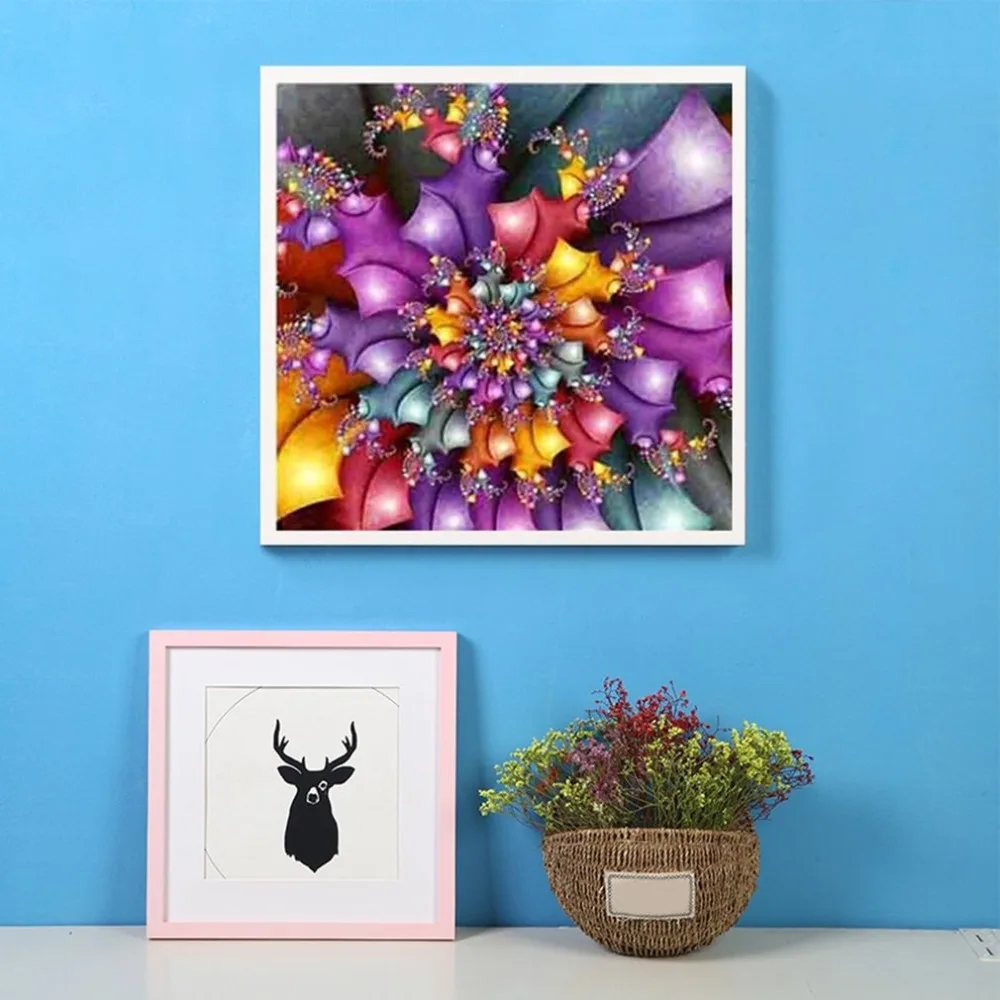 Buy Flower Art Painting Resin Full Diamond Painting