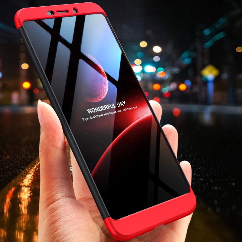360 Degree Full Cover Case For Nokia 6 2018 TA-1054 Case With Tempered Glass Luxury Plastic Case For 2018 Nokia 6 Nokia6 Cover