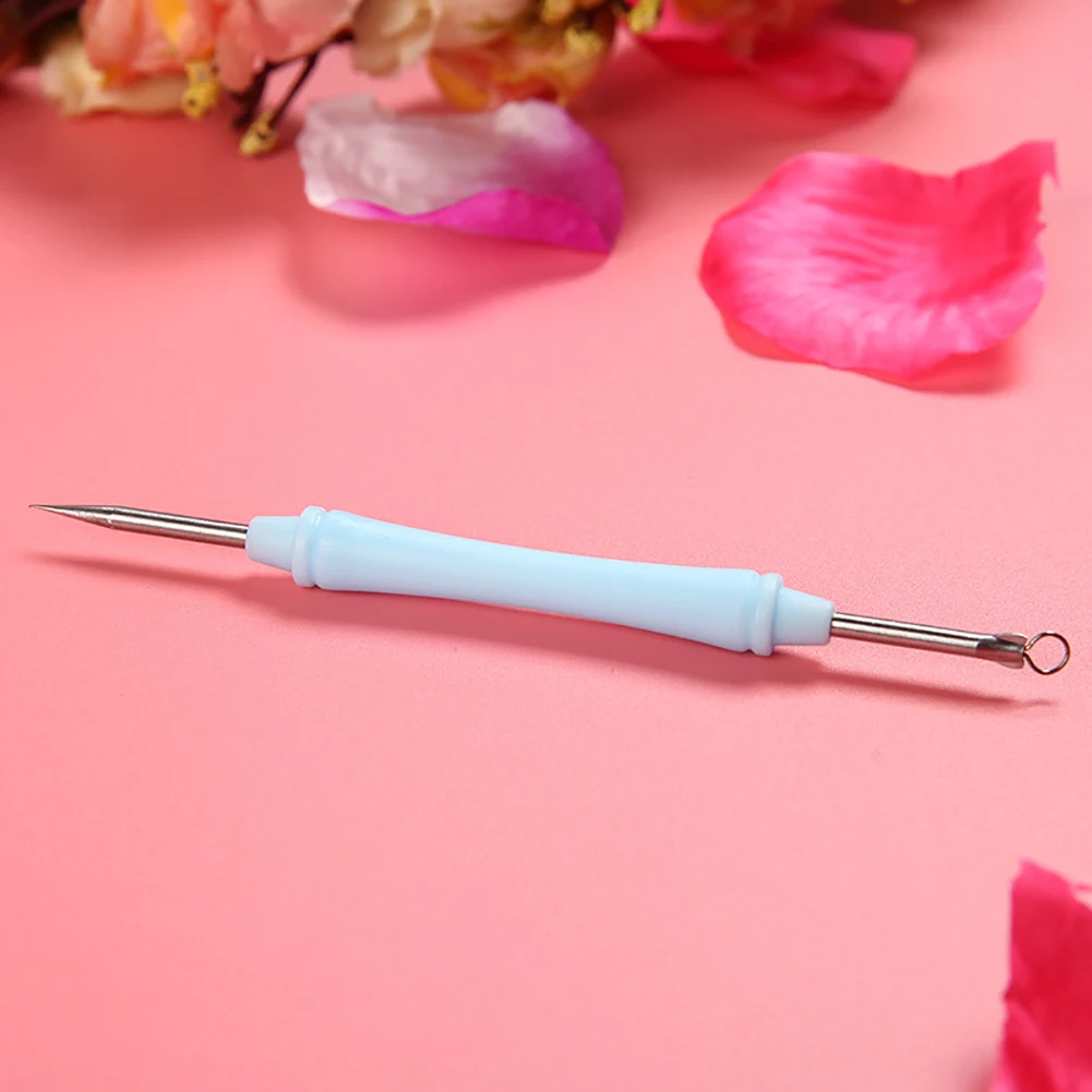 Facial Loop Acne Needle Stainless Steel Acupuncture Needle Blackhead Acne Needle Acne Squeeze Device Make-up Tools