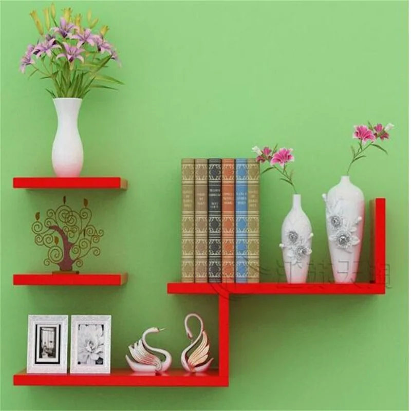 Modern Wall Mount Livro Prateleira Suporte De Armazenamento De Sala de estar