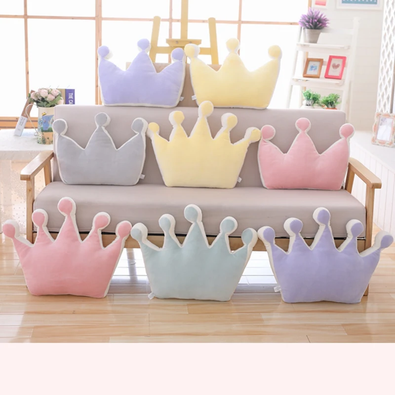 

Plush Crown baby Room Decor Bedding Decoration Infantil Pillow Doll Nordic Cushion INS