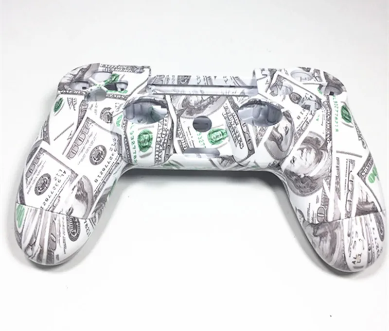 

US Dollars Hydro Dipped Printing Shell Front Back case Cover For Sony PlayStation 4 PS4 PS 4 Dualshock 4 Controller Gen 1th V1