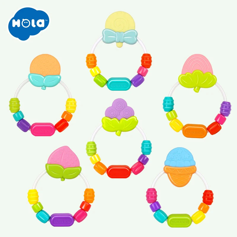 1PC Baby teether toys baby rattle colorful rainbow rings crib bed stroller hanging decoration educational toys for kids 1PC Baby teether toys baby rattle colorful rainbow rings crib bed stroller hanging decoration educational toys for kids