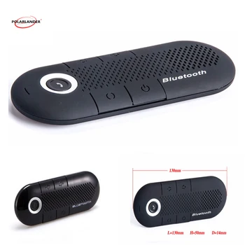 

new Bluetooth two sun visor fine clip Bluetooth hands-free intercom system with multi-functional car charger MP3 Player Speaker