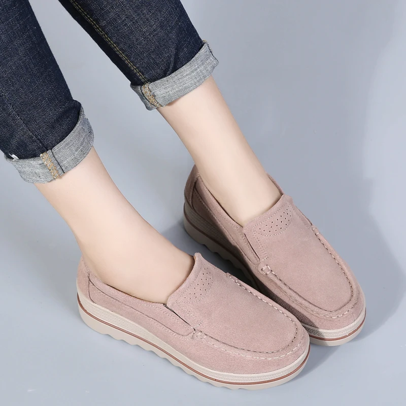 Женские кроссовки на нескользящей платформе Chaussures Femme Повседневная дышащая