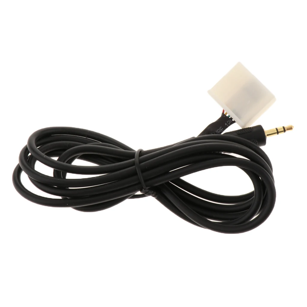 3.5mm Jack AUX Line In Adapter for Toyota RAV4 Camry Highlander Corolla