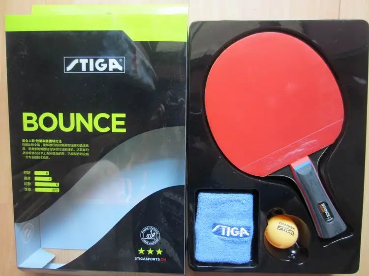 Us 3203 49 Di Scontooriginale Stiga Rimbalzo 3 Stelle Racchetta Da Ping Pong Vestito Per Principianti Un Buon Controllo Sport Racchetta Stiga