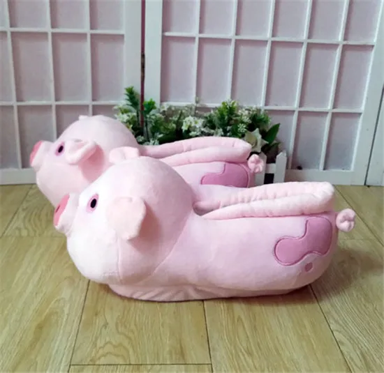 Обувь для косплея Gravity Falls Pink Pig Waddles Симпатичные пушистые Тапочки|slippers fluffy|slippers