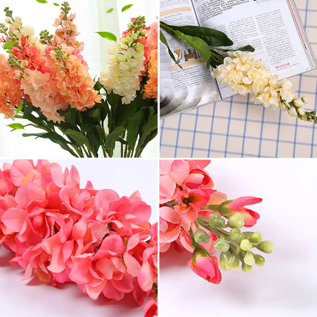 1PC 80CM Hyacinth Artificial Flowers Simulation Plants Wedding Party Home Decor