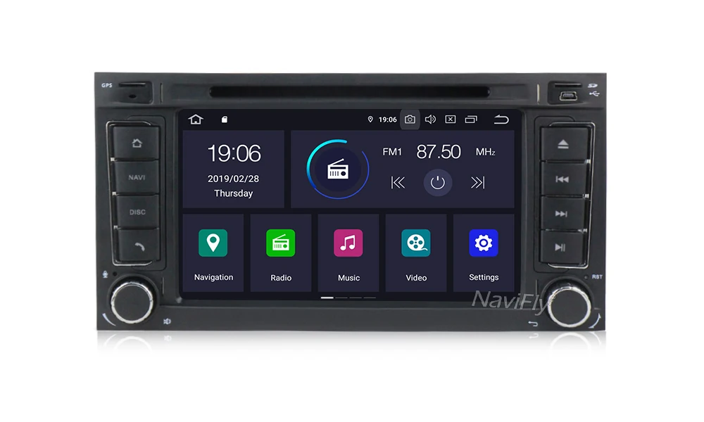 Ips DSP 8Core Android 9,0 автомобильный dvd-радиоплеер для Volkswagen Touareg Transporter T5 Multivan gps navi с рулем