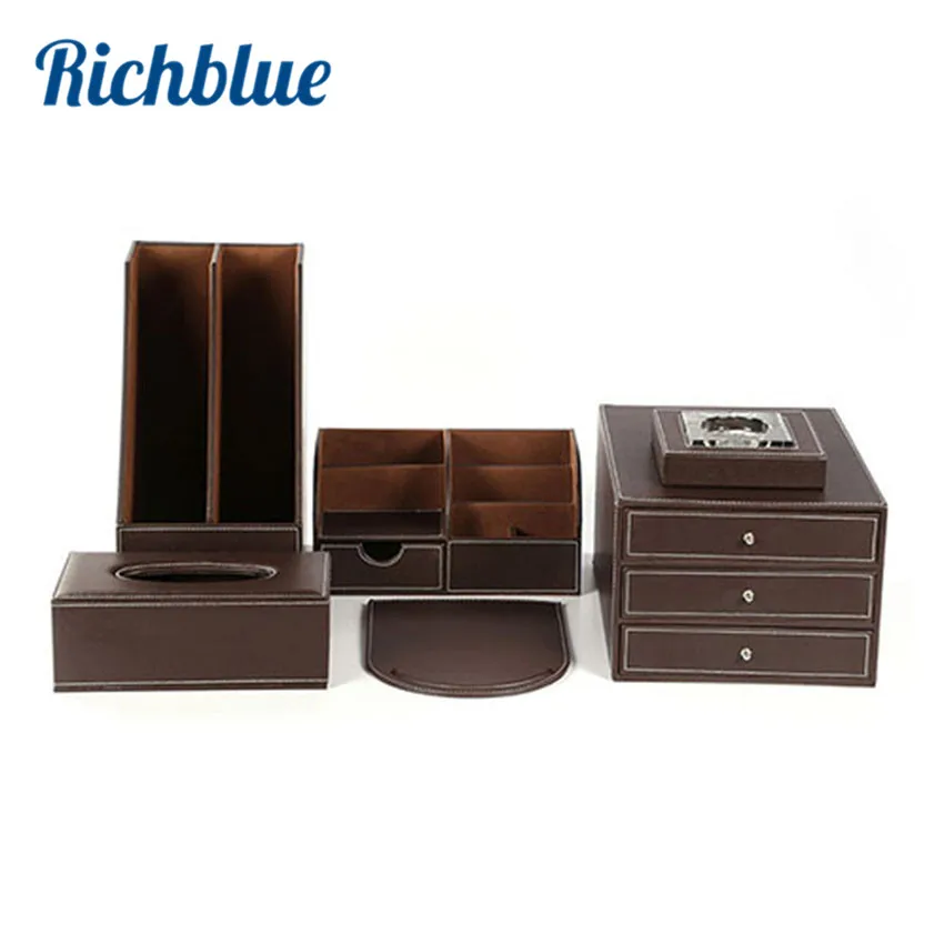 Ever Perfect Desk Set Pen Pencil Holder Paper File Cabinet ...