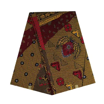 

2019 High quality Batik wax african ankara prints fabric new design hot sale for african woman V-L 390