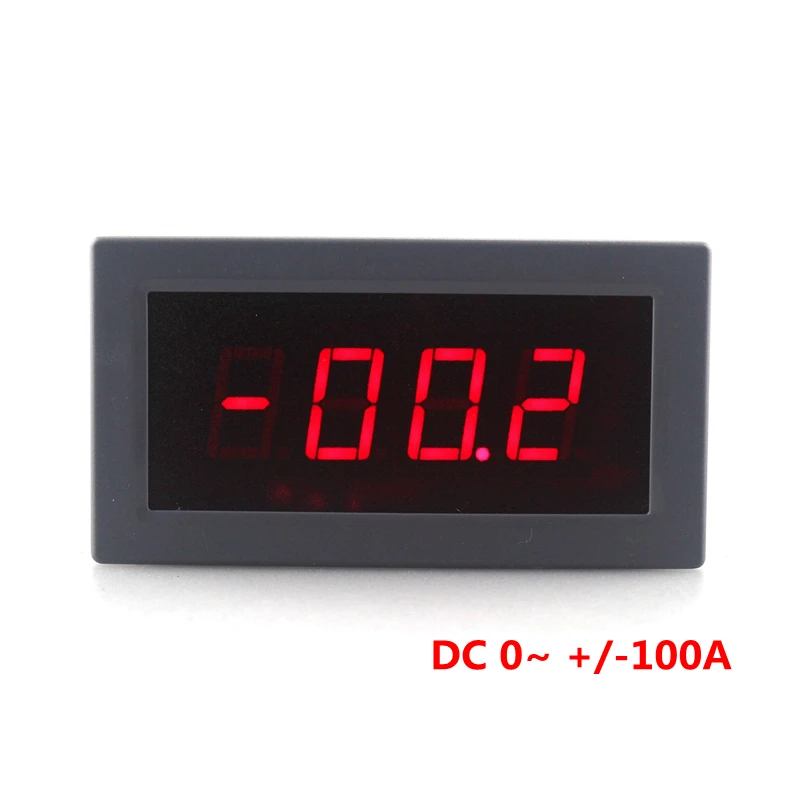 Digital Amp Meter DC 0 +/ 100A with Red LED Display Three Digit