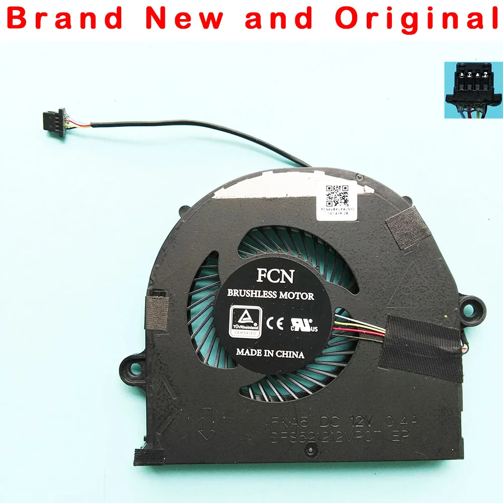 

New original cpu cooling fan for FCN FKA5 DC12 0.4A DFS521212MP0T fan cooler FCN4VBKLFAJN10 FAN