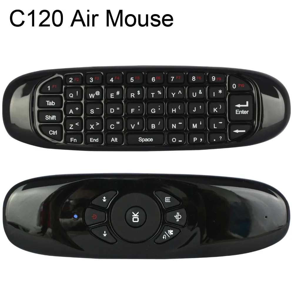 2.4GHz G Portable Mouse C120 Air T10 Rechargeable Wireless GYRO Fly Keyboard for Android TV Box m8s plus Z4 | Электроника