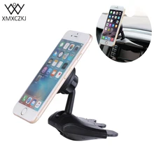 XMXCZKJ Magnetic CD Slot Car Mount Holder 360 Degree Universal Magnetic Mobile Phone Holder For iPhone Samsung Support GPS Mount