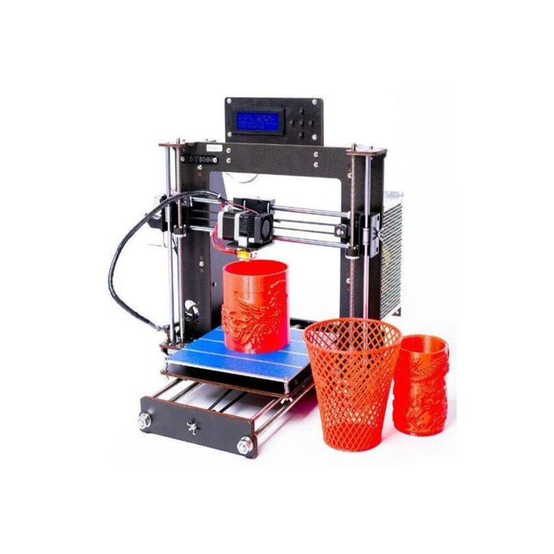 Лучшее предложение! 3d принтер Prusa i3 Reprap MK8 ЖК-контроллер DIY Kit w/PLA 3D-принтер Prusa печать с отказом питания