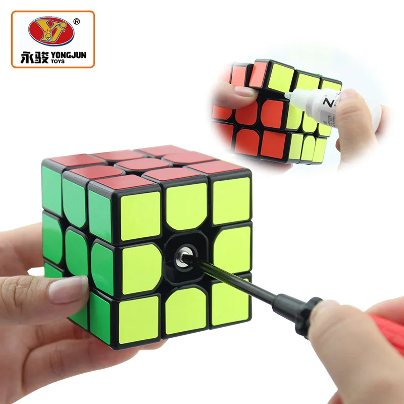 Бренд YongJun магический куб 3x3x3 скоростные кубики с быстрым вращением головоломка